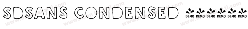 SDSans Condensed 字体字体转换
